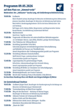 Programm Protesttag 2026