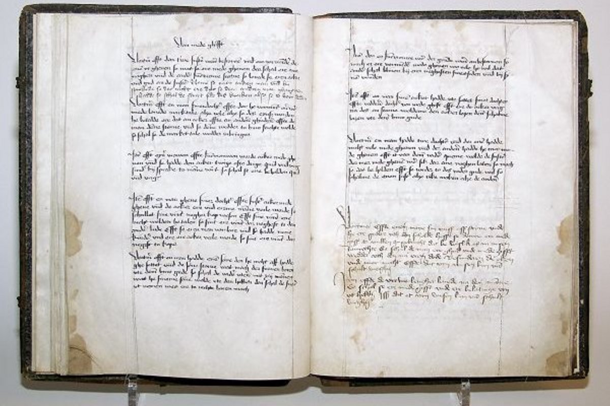 Dithmarscher Landrecht von 1447: Das Original befindet sich im Archiv des Landesmuseums. Foto: Dithmarscher Landesmuseum